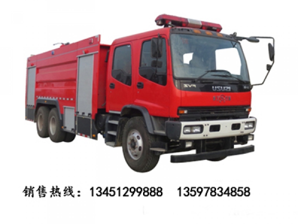 五十鈴后雙橋11噸水罐(泡沫)消防車